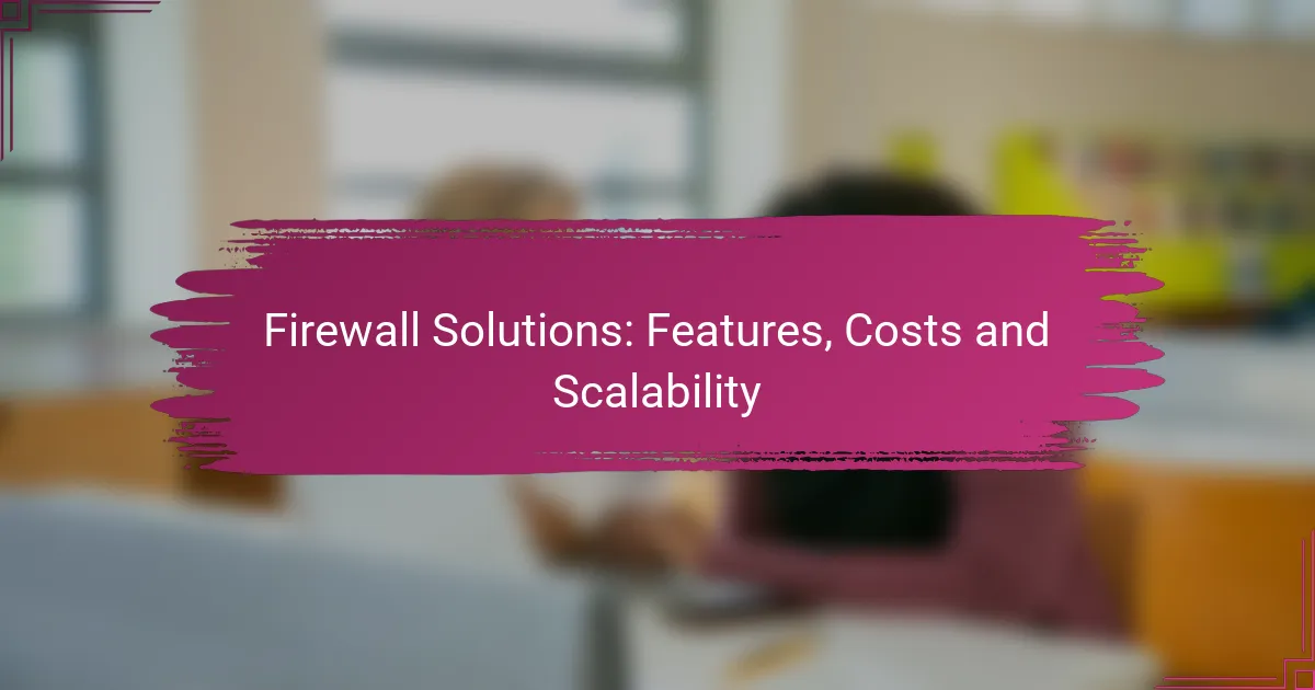 Soluții Firewall: Caracteristici, Costuri și Scalabilitate